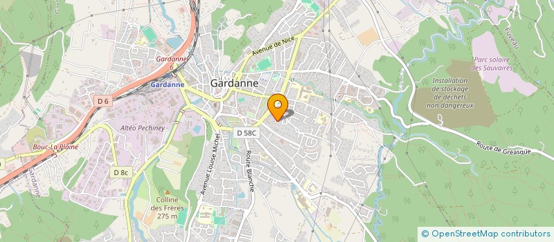 localisation de l'entreprise MADAME YULIA CHMEL à GARDANNE