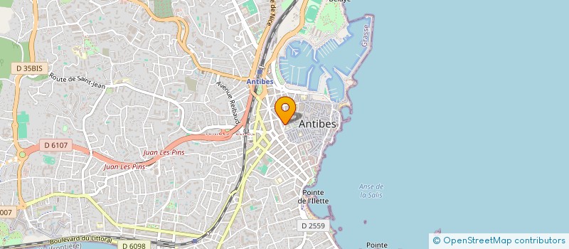 localisation de l'entreprise MADAME YULIA DROZDENKO à ANTIBES