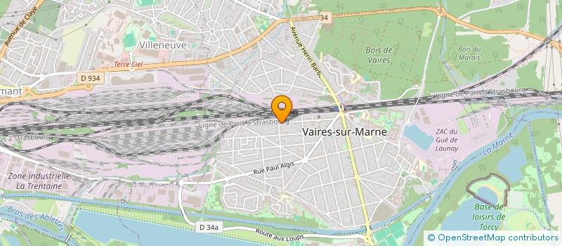 localisation de l'entreprise MADAME YULIA GRUZDEVA à VAIRES-SUR-MARNE