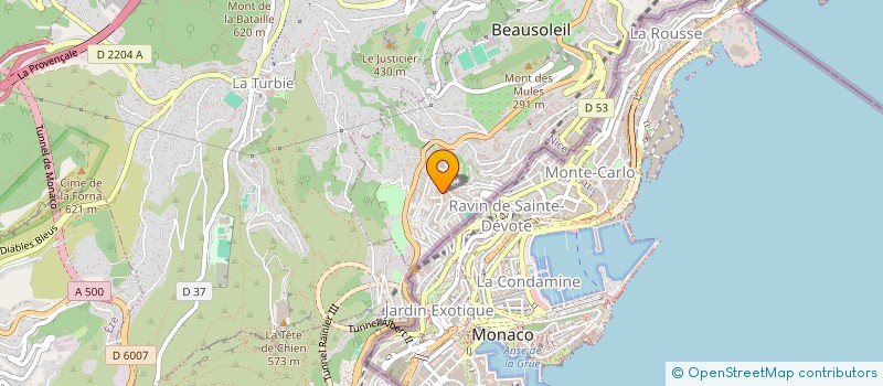 localisation de l'entreprise MADAME YULIA KATAYA  BEAUSOLEIL