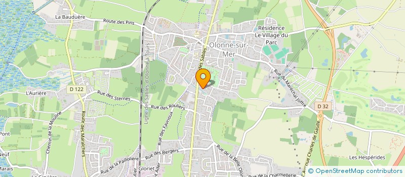 localisation de l'entreprise MADAME YULIA NIKONOVA  LES SABLES D'OLONNE