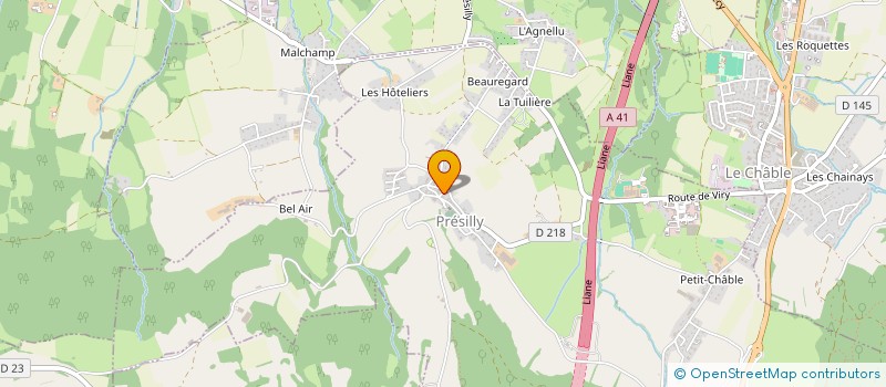 localisation de l'entreprise MADAME YULIA SIDELNIKOVA  PRESILLY