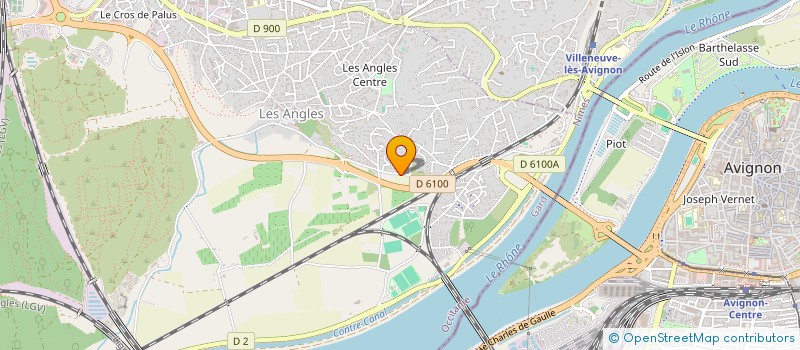 localisation de l'entreprise MADAME YULIANA ANDONOVA  LES ANGLES