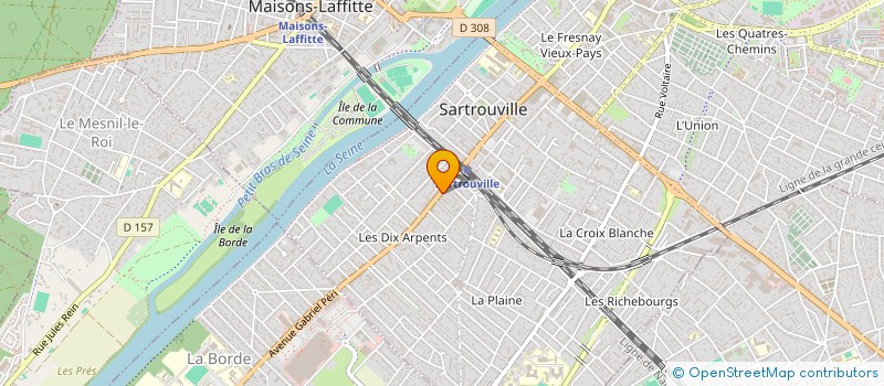 localisation de l'entreprise MADAME YULIETH GIL VILORIA  SARTROUVILLE