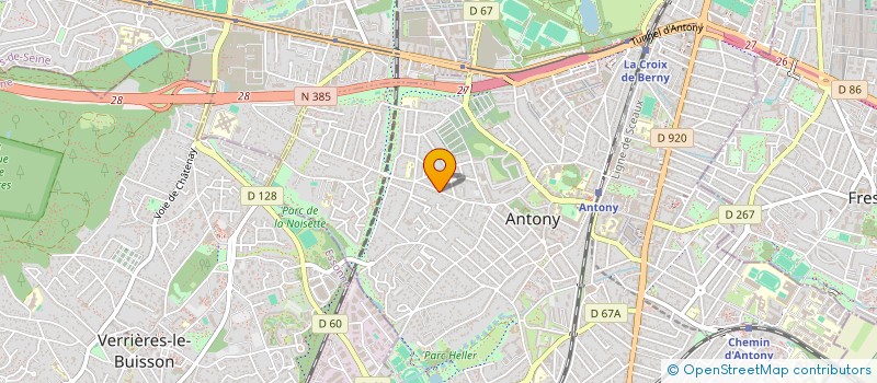 localisation de l'entreprise MADAME YULIIA BANDURA à ANTONY