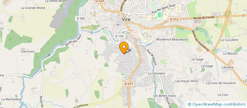 localisation de l'entreprise MADAME YULIIA BILOUS  VIRE NORMANDIE