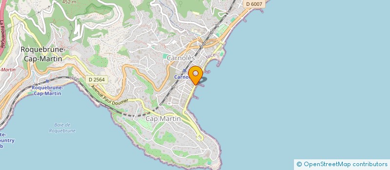 localisation de l'entreprise MADAME YULIIA BORODULINA  ROQUEBRUNE-CAP-MARTIN