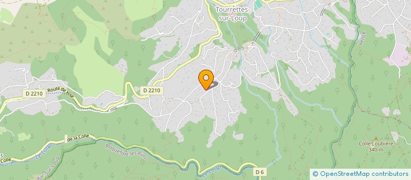 localisation de l'entreprise MADAME YULIIA DROZD à TOURRETTES-SUR-LOUP