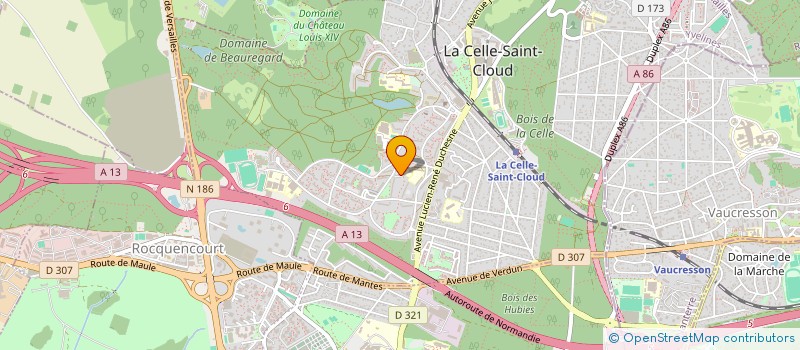 localisation de l'entreprise MADAME YULIIA KAVETSKA  LA CELLE-SAINT-CLOUD