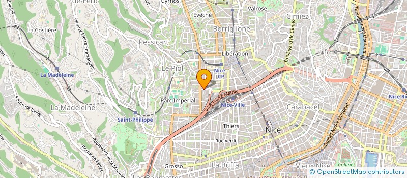 localisation de l'entreprise MADAME YULIIA KHILCHENKO à NICE