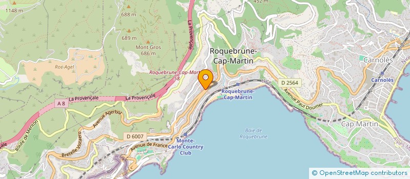 localisation de l'entreprise MADAME YULIIA KOMYSHAN à ROQUEBRUNE-CAP-MARTIN