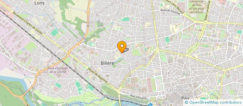 localisation de l'entreprise MADAME YULIIA KONONENKO  BILLERE