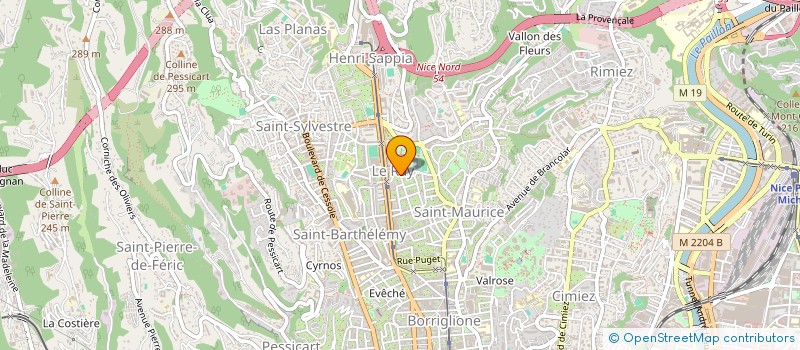 localisation de l'entreprise MADAME YULIIA KRYVENKO à NICE