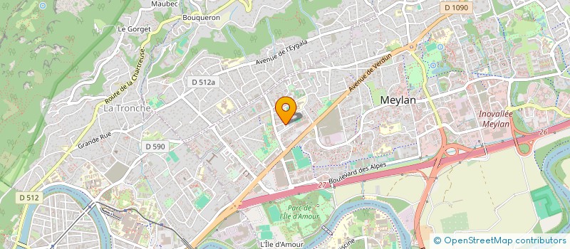 localisation de l'entreprise MADAME YULIIA MYKHAILOVA à MEYLAN