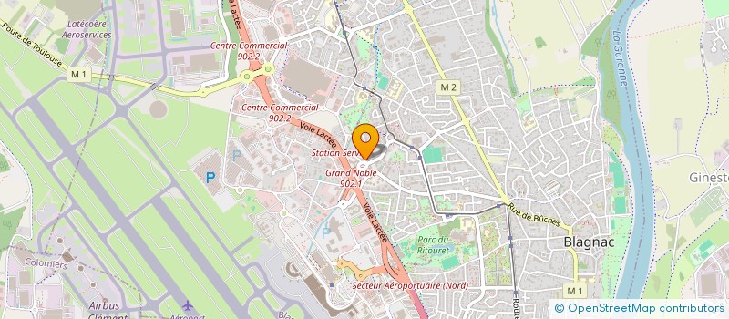 localisation de l'entreprise MADAME YULIIA PRONINA  BLAGNAC