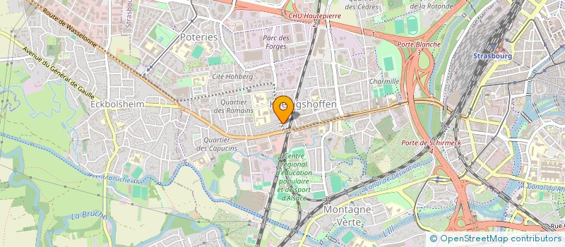 localisation de l'entreprise MADAME YULIIA ZHYTARASHU  STRASBOURG