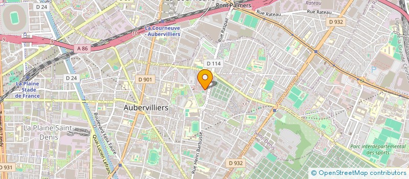 localisation de l'entreprise MADAME YULING YIN à AUBERVILLIERS