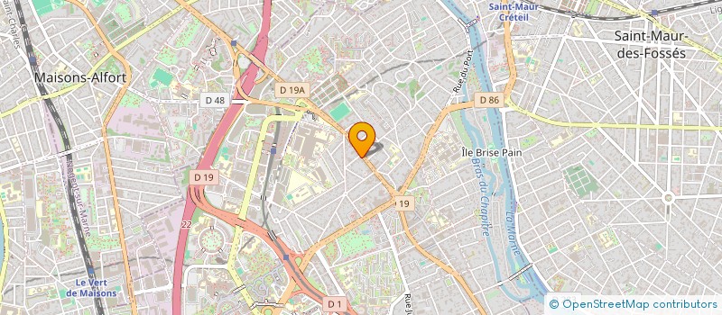 localisation de l'entreprise MADAME YULIYA BAROUSKAYA  CRETEIL