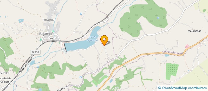 localisation de l'entreprise MADAME YULIYA MARTINIUK  BAJAMONT