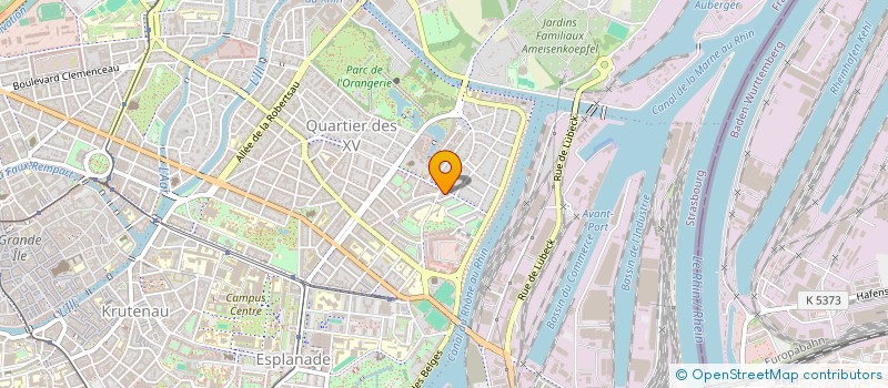 localisation de l'entreprise MADAME YULIYA MORENETS  STRASBOURG