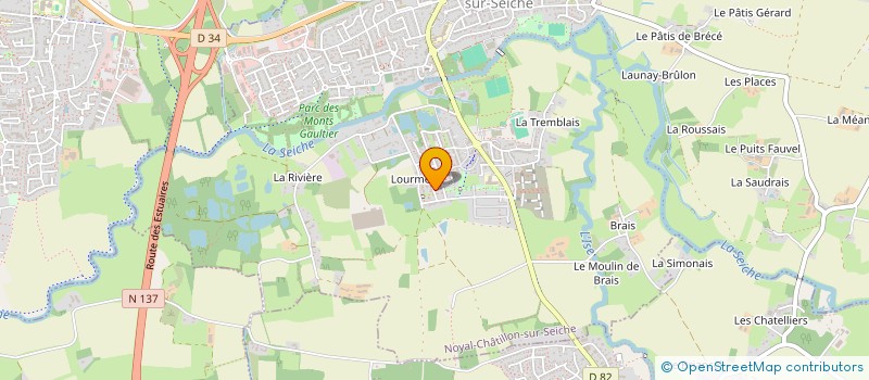 localisation de l'entreprise MADAME YULIYA NIKANAVA  NOYAL-CHATILLON-SUR-SEICHE