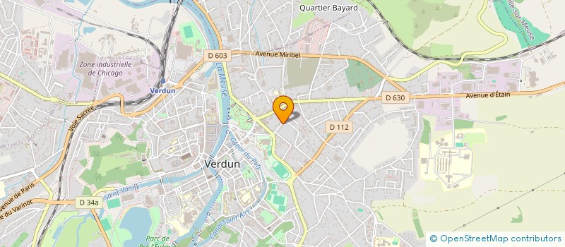 localisation de l'entreprise MADAME YULIYA PAYZAK  VERDUN