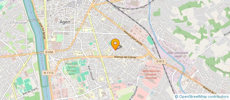 localisation de l'entreprise MADAME YULIYA TARANCHENKO  AGEN