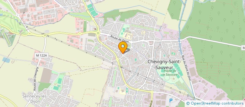 localisation de l'entreprise MADAME YULIYA ZARIPOVA à CHEVIGNY-SAINT-SAUVEUR