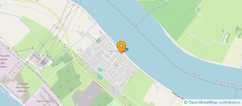 localisation de l'entreprise MADAME YULIYANA PETROVA  AMBES