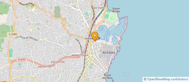 localisation de l'entreprise MADAME YULIYANA ZAREVA à ANTIBES