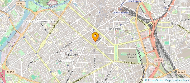 localisation de l'entreprise MADAME YULIZH THEILLERE à LILLE