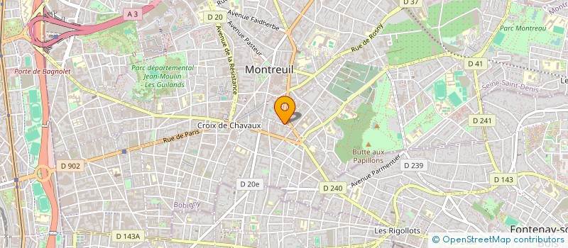 localisation de l'entreprise MADAME YUMA CEFELMAN  MONTREUIL