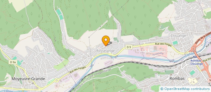 localisation de l'entreprise MADAME YUMI KAMPER  ROSSELANGE