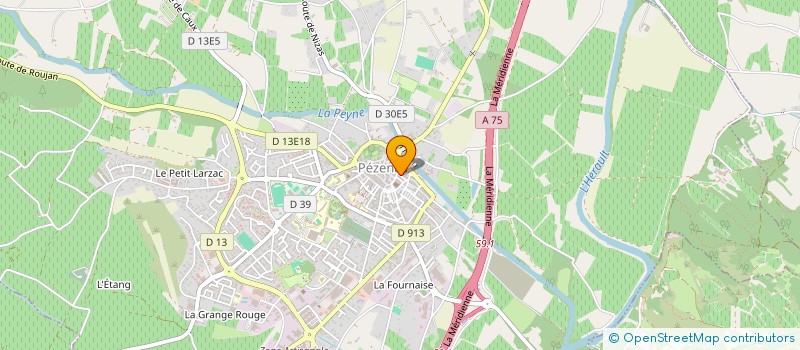 localisation de l'entreprise MADAME YUMI MATSUI à PEZENAS
