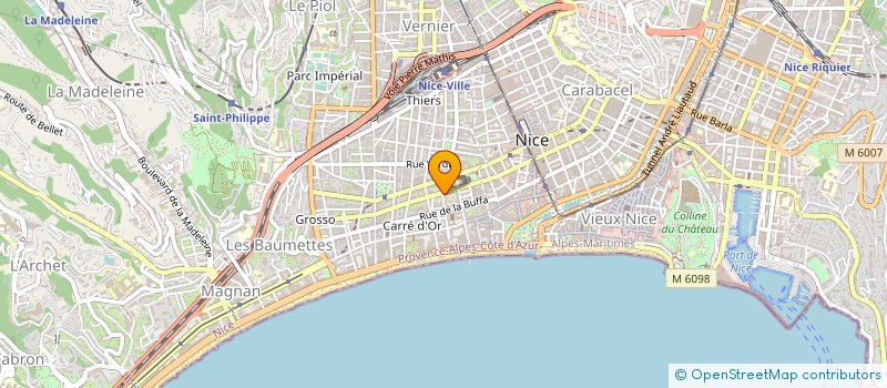 localisation de l'entreprise MADAME YUMIE SUGA à NICE
