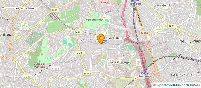 localisation de l'entreprise MADAME YUMIKO HASUMURA à MONTREUIL