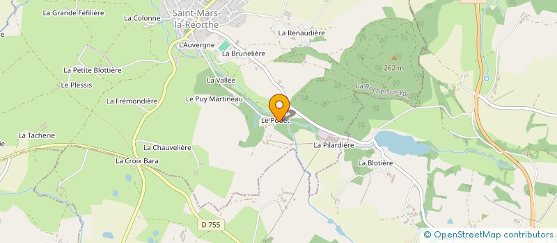 localisation de l'entreprise MADAME YUMIKO KANAO  SAINT-MARS-LA-REORTHE