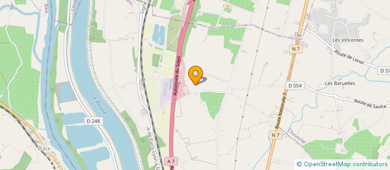 localisation de l'entreprise MADAME YUN LING ZHANG  SAULCE-SUR-RHONE