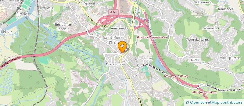 localisation de l'entreprise MADAME YUN QI CHENG  SAINT-PIERRE-D'IRUBE