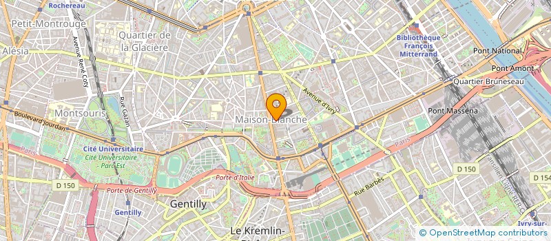 localisation de l'entreprise MADAME YUN ZHAO  PARIS