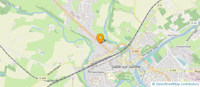 localisation de l'entreprise MADAME YUNA BRUNET  SABLE-SUR-SARTHE