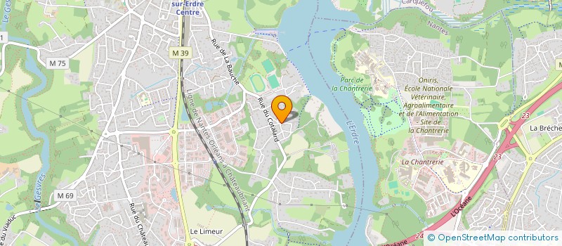 localisation de l'entreprise MADAME YUNA ROUSSEAU à LA CHAPELLE-SUR-ERDRE