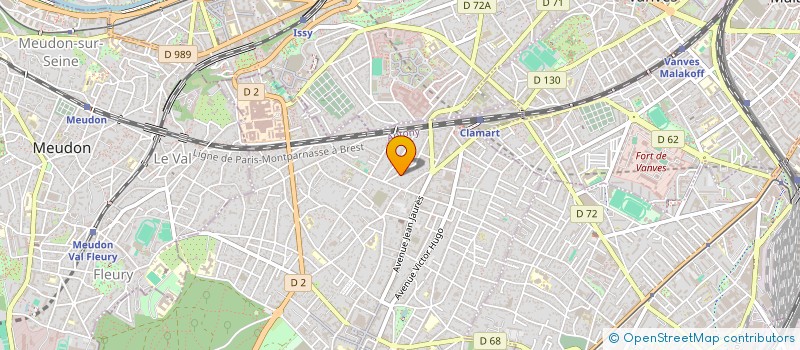 localisation de l'entreprise MADAME YUNG HUI HSIAO à CLAMART