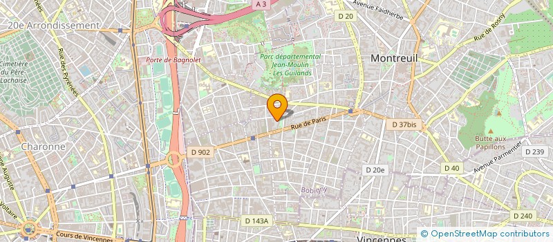 localisation de l'entreprise MADAME YUNHUI HUANG à MONTREUIL