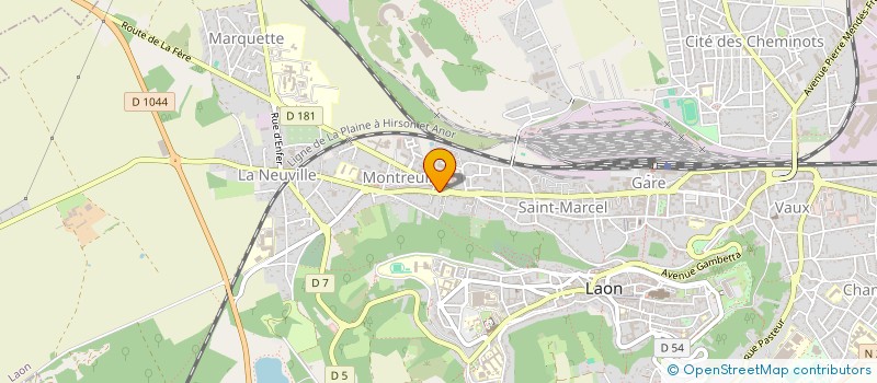 localisation de l'entreprise MADAME YUNIESKY ZAMORA SILVA  LAON