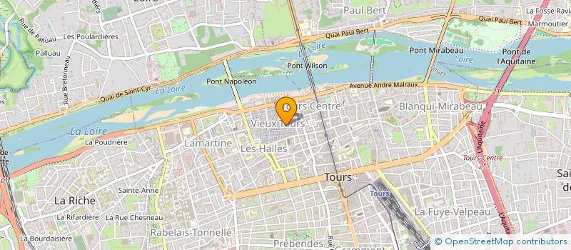 localisation de l'entreprise MADAME YUNQIU WU  TOURS