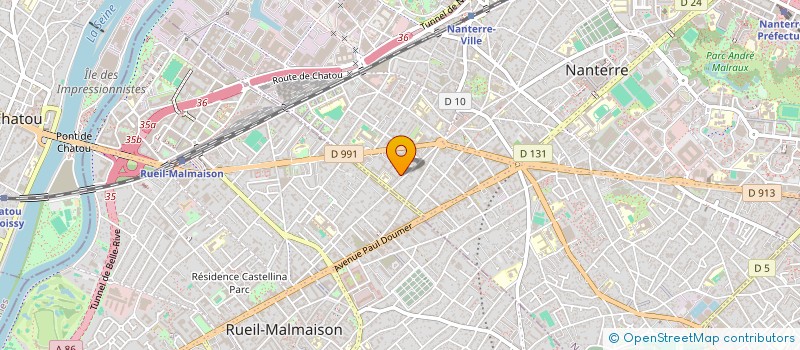 localisation de l'entreprise MADAME YUQI DONG  NANTERRE