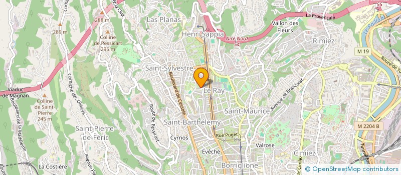 localisation de l'entreprise MADAME YURI SATO à NICE
