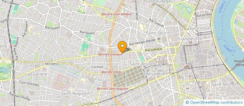 localisation de l'entreprise MADAME YURMARIS ZANARDO GABAN  BORDEAUX