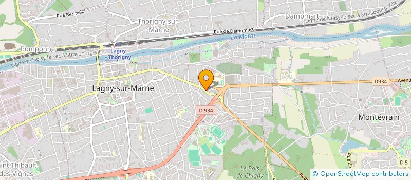 localisation de l'entreprise MADAME YUSRA BOUKHALFA  LAGNY-SUR-MARNE